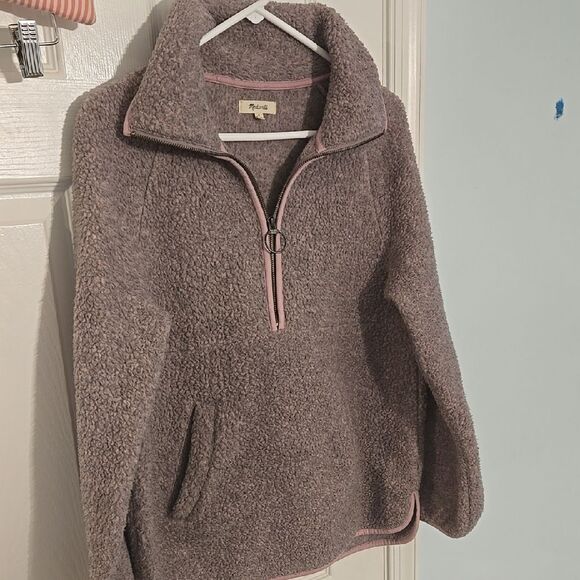 Plush Pink Pullover Sweater - Picture 3 of 7